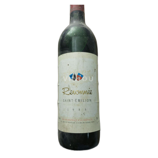 Bordeaux Saint-Émilion Renommée 1988