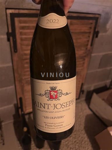 Vallée du Rhône Saint-Joseph Domaine Pierre Gonon Les Oliviers 2022