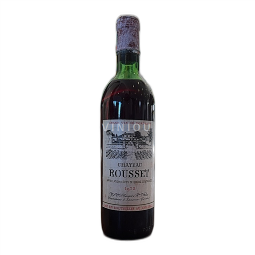 Burdeos Côtes-de-bourg Château Rousset 1972