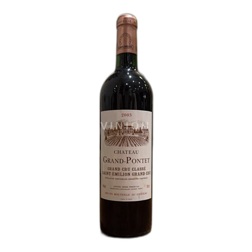 Bordeaux Saint-Émilion Grand Cru Château Grand-Pontet 2003