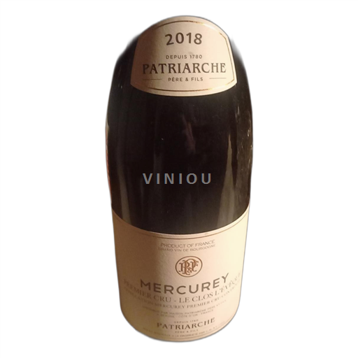 Bourgogne Mercurey Patriarche 2018