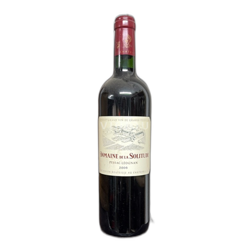 Bordeaux Pessac-Léognan Domaine de la Solitude 2006
