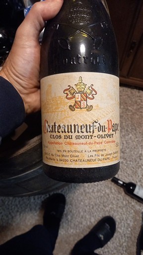 Vale do Ródano Châteauneuf-du-Pape Clos du Mont Olivet Não Sazonado