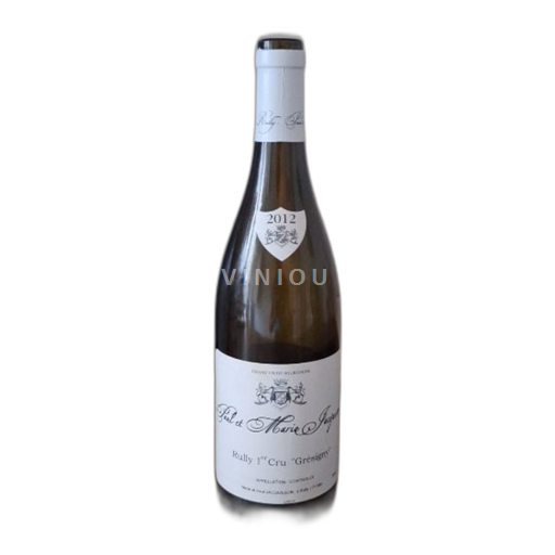Bourgogne Rully Premier Cru Paul et Marie Jacqueson Grésigny 2012