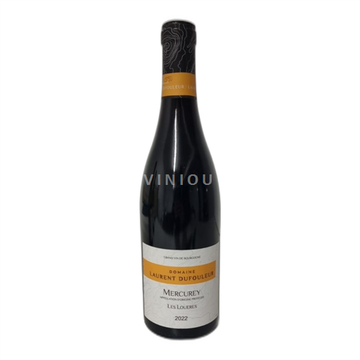 Vin Rouge sec Les Loueres Laurent Dufouleur 2022 France Bourgogne Mercurey AOC