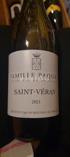 Burgund Saint-Véran Famille Paquet 2021