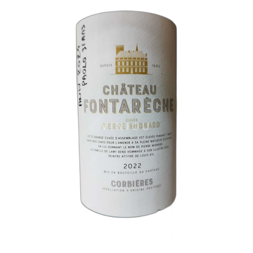 Languedoc Corbières Château Fontareche Pierre Mignard 2022