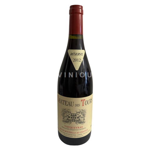 Vallée du Rhône Vacqueyras Château des Tours 2012