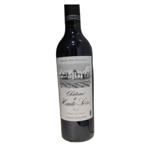 Sudoeste Cahors Chateau de haute serre Grand vin seigneur 2018