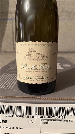 Borgogna Pouilly-fuissé EARL Chavet Michel et Fils 2020