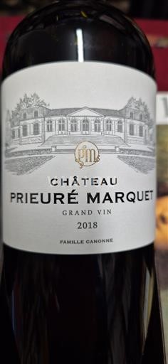 Bordeaux Không được chỉ định Château Prieuré Marquet 2018