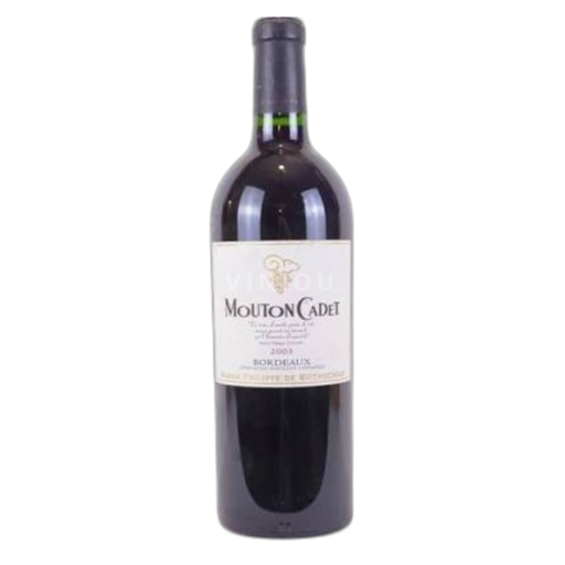 Bordeaux Unspecified Baron Philippe de Rothschild Mouton Cadet 2003