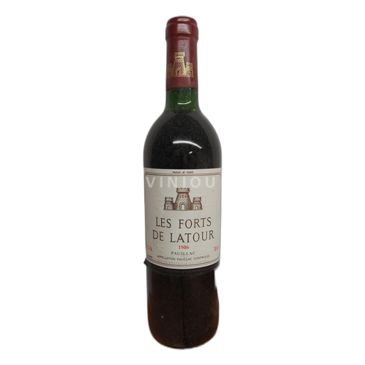 Bordeaux Pauillac Château Latour Les Forts de Latour 1986