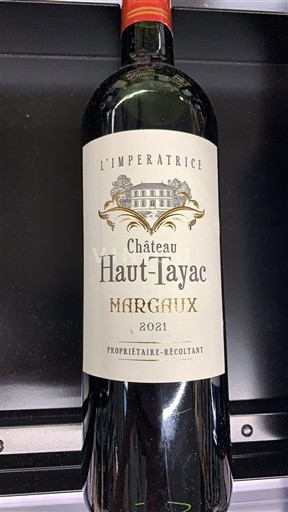 Bordeaux Margaux Château Haut-Tayac L'Imperatrice 2021