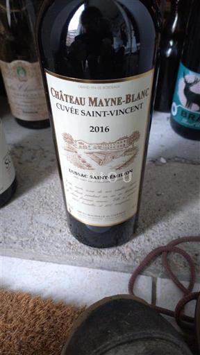 Bordeaux Lussac-Saint-Émilion Château Mayne-Blanc Saint-Vincent 2016
