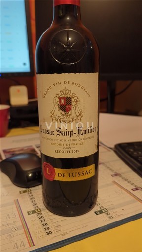 Bordeaux Lussac-saint-émilion De Lussac 2019