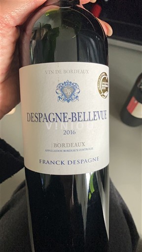 Bordeaux DESPAGNE BELLEVUE 2016