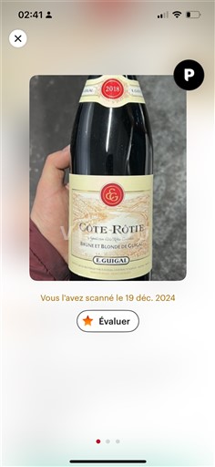 Vallée du Rhône Côte-rôtie E. Guigal Brune et Blonde 2018