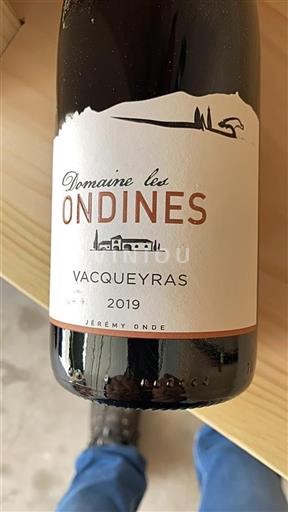 Vale do Ródano Vacqueyras Domaine les Ondines 2019