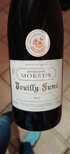 Dolina Loare Pouilly-fumé Domaine Moreux 2022