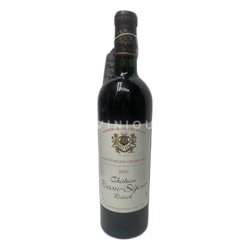Bordeaux Saint-Émilion Grand Cru Château Beau-Séjour Bécot 2003