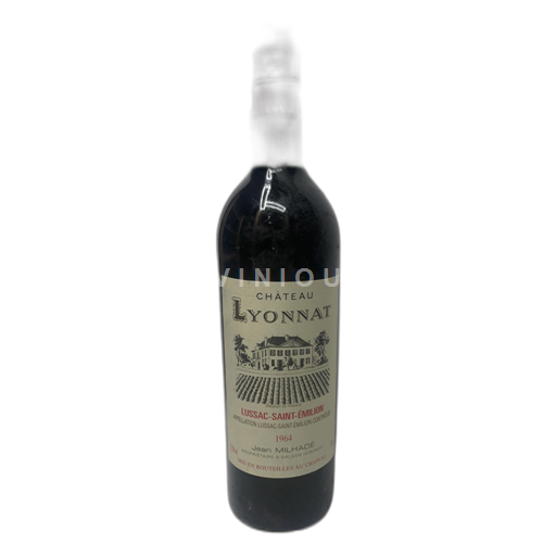 Bordeaux Lussac-saint-émilion Château Lyonnat 1964