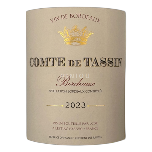 Bordeaux Comte de Tassin 2023