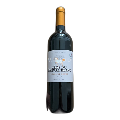 Bordéus Côtes-de-bourg Clos du Cheval Blanc 2012