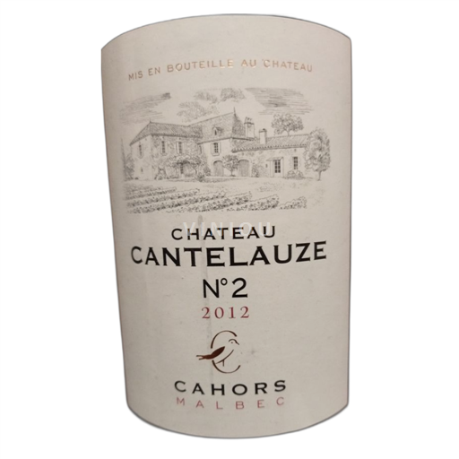 Lounais-Ranska Cahors Château Cantelauze N°2 2012