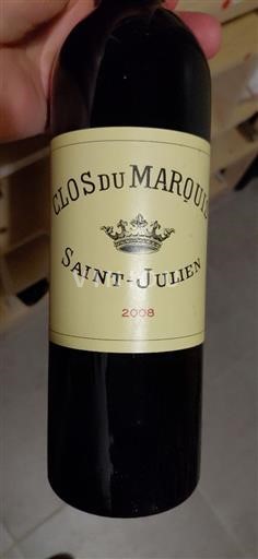 Burdeos Saint-Julien Clos du Marquis 2008