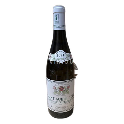 Burgundija Saint-Aubin Gilles Bouton & fils Saint-Aubin 1er cru - Les murgers des dents de chien 2021