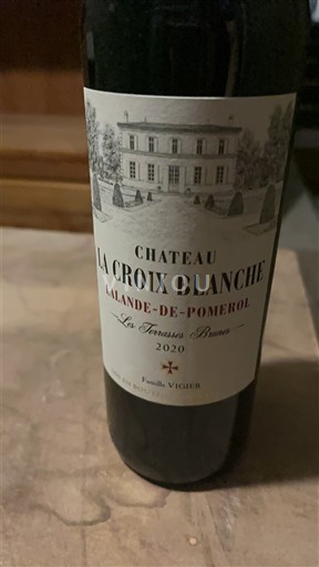 Bordeaux Lalande-de-Pomerol Chateau La Croix Blanche Les Terrasses Brunes 2020