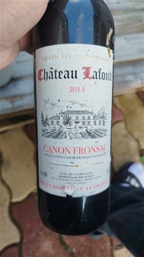 Bordeaux Canon-Fronsac Ch&#226;teau Lafond 2014