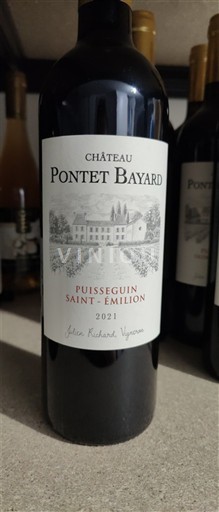 Burdeos Puisseguin-saint-émilion Château Pontet Bayard 2021