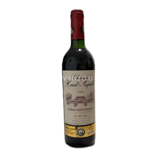 Bordeaux Lussac-saint-émilion Château Haut-Piquat 1998