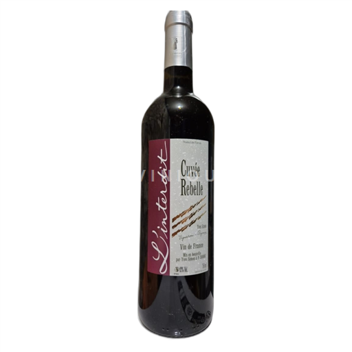 Vin Rouge sec L’interdit Cuvée Rebelle Yves Simon Non millésimé France Languedoc Vin de France