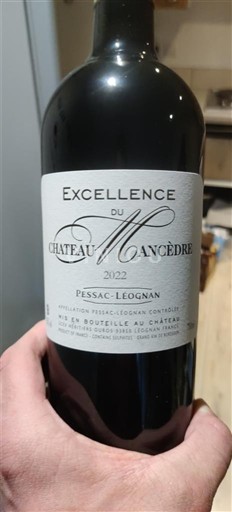 Bordeaux Pessac-Léognan Château Mancèdre Excellence 2022