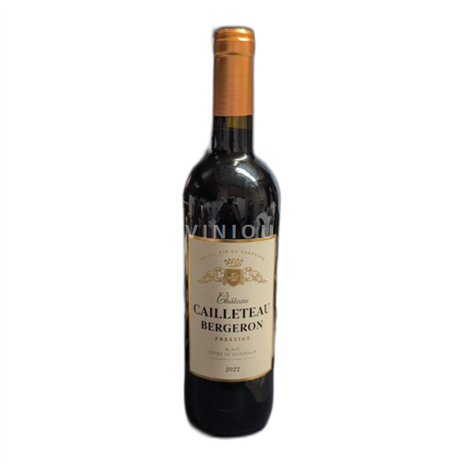 Bordéus Blaye-Côtes-de-Bordéus Château Cailleteau Bergeron Prestige 2022