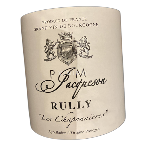 Bourgogne Rully Jacqueson Les Chaponnières 2022