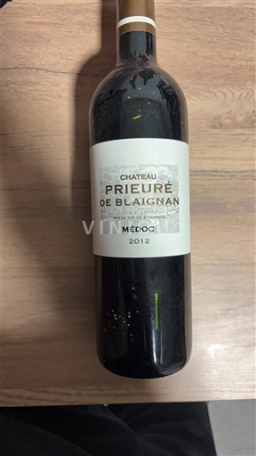 Bordeaux Médoc Château Prieuré de Blaignan 2012