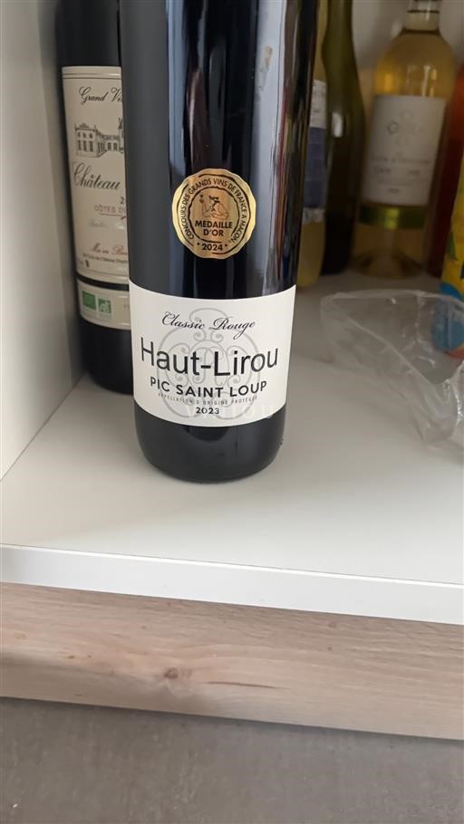 Languedoc Pic-saint-loup Haut-Lirou Classic Rouge 2023