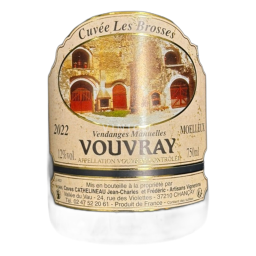 Vallée de la Loire Vouvray Caves Cathelineau Les Brosses 2022