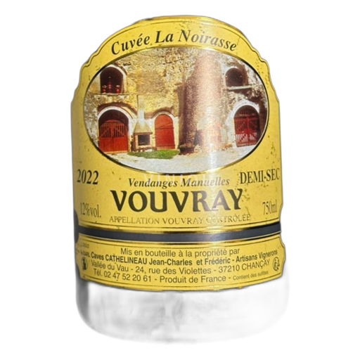 Vallée de la Loire Vouvray Caves Cathelinau La Noirasse 2022