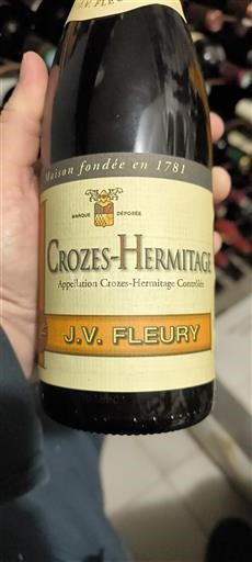 Rhônevallei Crozes-hermitage J.V. Fleury Niet-geïntegreerd