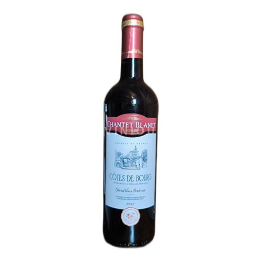 Bordeaux Côtes-de-bourg Chantet Blanet 2023 2023