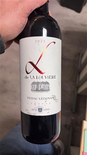 Bordeaux Pessac-Léognan La Louvière L de La Louvière 2022