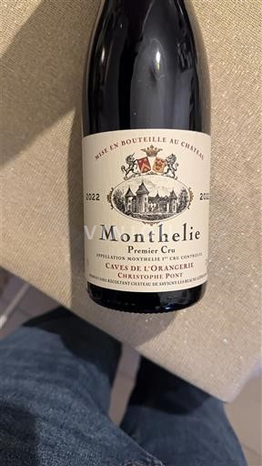 Burgundsko Monthélie Premier Cru Caves de l'Orangerie 2022