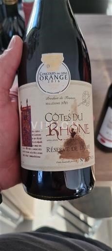 Rona dolina Côtes-du-Rhône Réserve de l'Abbé 2015