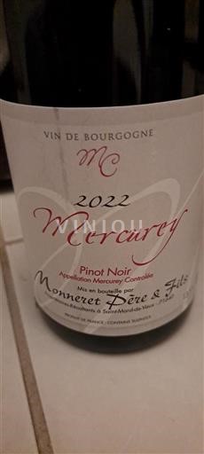 Borgonha Mercurey Monneret Père & Fils 2022