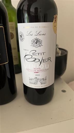 Bordeaux Blaye-côtes-de-bordeaux Château Petit Boyer Les Lions 2023